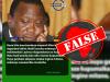 Ignore graphics falsely quoting former Kenyan president Uhuru Kenyatta vowing to have William Ruto jailed