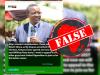 Disregard fake quote alleging that former Kenyan chief justice has picked opposition politician as his running mate