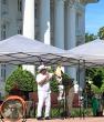 Juneteenth was celebrated with speeches and music