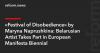 “Festival of Disobedience” by Maryna Naprushkina: Belarusian Artist Takes Part in European Manifesta Biennial