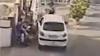 Horrifying moment car ploughs into crowded bar terrace in Spain leaving child, 7, & teenager among seven injured