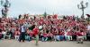 Norwegian fans take dawn World Cup party to palace gates to ‘wake up the king’