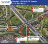 Overnight four-hour full closures scheduled on I-464 north for new flyover ramp and bridge construction