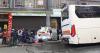 Heavily pregnant Malawian women on two-day bus journey home