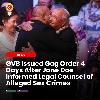 GVB Issued Gag Order 4 Days After Jane Doe Informed Legal Counsel of Alleged Sex Crimes