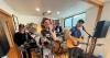 A barber who’s also a drummer has opened the ‘world’s first’ barbershop music venue in Oregon