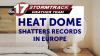 Europe sizzles as heat dome breaks records in France and UK