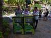 Installation of 100 new trash bins underway in Waikīkī