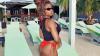 Simone Biles chills in Belize