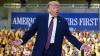 Trump once again ignores medical emergency as supporter appears to pass out behind him