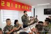 (LEAD) Lee visits front-line Marine Corps unit, stresses strong deterrence against enemy