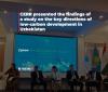 CERR presented the findings of a study on the key directions of low-carbon development in Uzbekistan