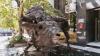 A bull statue outside the Bulgarian stock exchange in central Sofia, Bulgaria, on Wednesday, Aug. 14, 2024.
