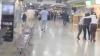Horrifying moment airport starts collapsing during earthquake as passengers scream