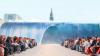 Louis Vuitton Menswear SS27: Pharrell Williams creates a 26-foot wave in Paris