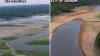 Worsening drought leaves two North Carolina lakes looking almost unrecognizable from above