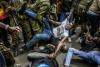 Kenya police turn out in force on protest anniversary