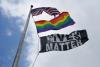 Pokin Around: Black Lives Matter and Pride flags stolen again at Unitarian Universalist Church; time to grease pole