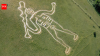 Britain's largest chalk hill figure gets 17 tonnes of fresh chalk and a new method to fight climate-driven erosion