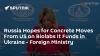 Russia Hopes for Concrete Moves From US on Biolabs It Funds in Ukraine - Foreign Ministry