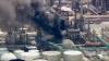 Crews battling large fire at Delaware County refinery