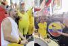 Ecuador and Germany fans ignite Times Square battle of the bands ahead of World Cup match-up