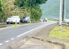 Painted centerline of a road determines a traffic citation