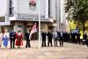 Emotional flag-raising ceremonies in Gosport and Fareham celebrate Royal Navy and Armed Forces Week
