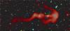 Astronomers Catch the Glowing Shockwave of a Galaxy on the Move