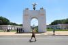 Golf, cows and a fake triumphal arch: Welcome to Trump’s MAGA fair for America’s 250th anniversary