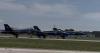 Blue Angels, Royal Air Force and Patrouille de France in Middle River ahead of SAIL250