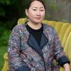 Author Kao Kalia Yang speaking in Stillwater on June 27