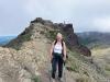 Climbing Lazy Mountain with a daughter's boost