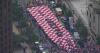 Croatian fans march from Center City to Old City before FIFA World Cup match