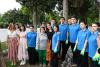 Leyla Aliyeva and Arzu Aliyeva participated in action for planting seasonal flowers on Baku Boulevard [PHOTOS]