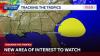 Tropical area of interest is off the Georgia and South Carolina coast