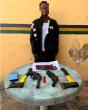Lagos Police Nab 21-Year-Old With Suspected Human Hand, Guns, ATM Cards