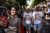 Tens of thousands brave record heatwave to celebrate Budapest Pride after Viktor Orbán’s ousting