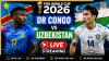 DR Congo vs Uzbekistan LIVE Streaming, FIFA World Cup 2026: When and where to watch live on TV and OTT in India for free