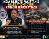 'Look inwards': India's sharp reply to Pakistan over Karachi terror allegations