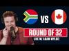 Canada vs South Africa LIVE | World Cup – Round Of 32