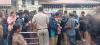 M'luru Corporation clears Town Hall footpaths in eviction drive; vendors protest, several detained