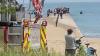 Helicopter, emergency crews seen at Chicago's North Avenue Beach