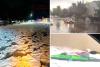 Torrential thunderstorms, hail flood suburban streets with ice floats on first full summer weekend in Idaho