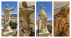 St Peter and St Paul statues on Church of Our Lady of Divine Grace now restored