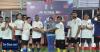 A friendly futsal match played to mark 60th anniversary