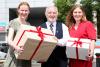 Dr Terry Cross OBE delivers specialist, sight saving equipment to the Northern Ireland Regional Children’s Eye Unit at the Belfast Trust Royal Victoria Hospital