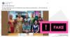 Image of Thai police officers ‘undercover wearing drag’ is fake
