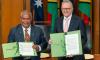 Building 'stronger and more secure Pacific', Australia and Vanuatu sign agreement barring foreign military bases