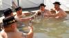 Swiss yodellers rehearse in public fountains as Basel swelters
